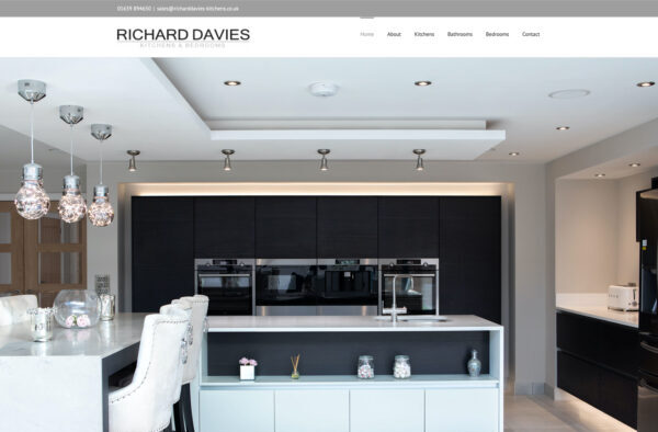 Art by Design - Bridgend Web Design - Website for Richard Davies Kitchens