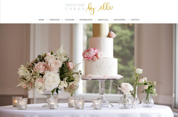 Designer Cakes by Elle - Website Design Surrey